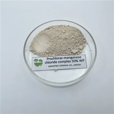 C60H64Cl14MnN12O8 Prohloraz Mangāna hlorīda komplekss 50% Wp Fungicīds